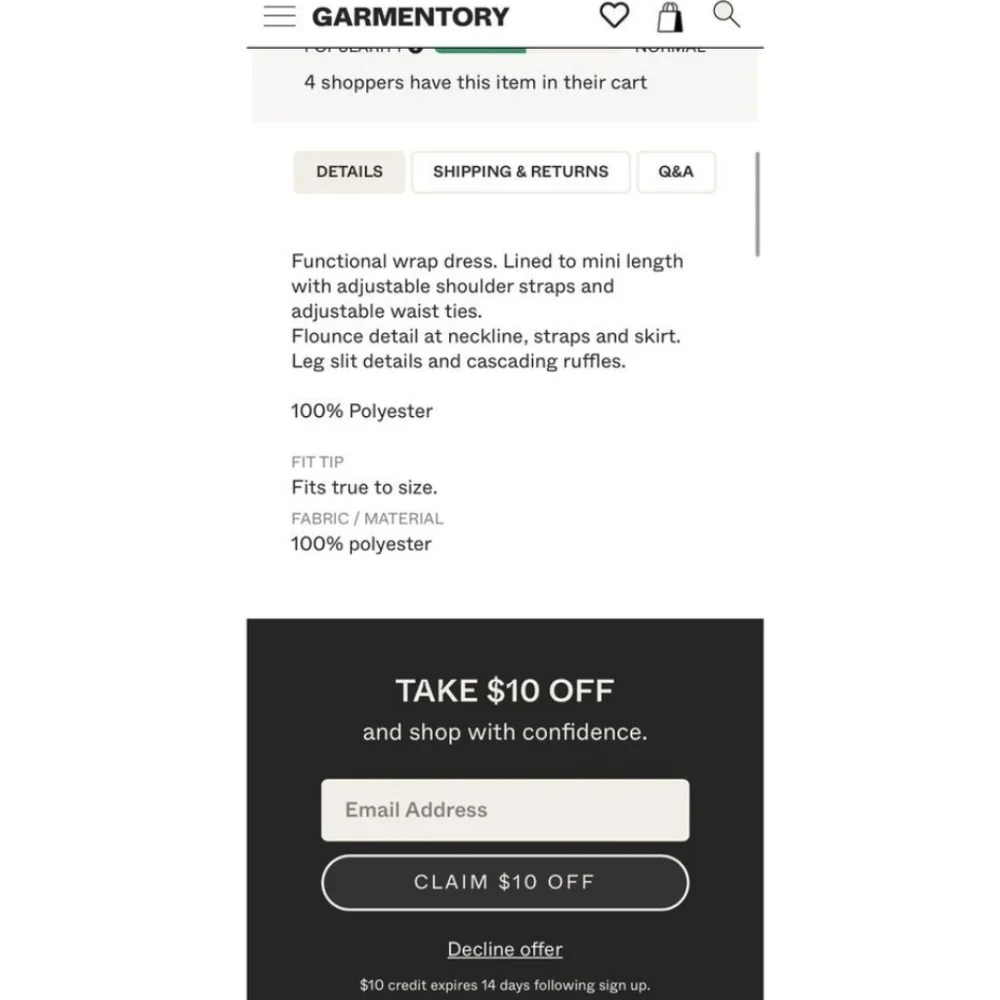 🩵 $164 Rumored Just Like Heaven Baby Blue Dress - Picture 4 of 5